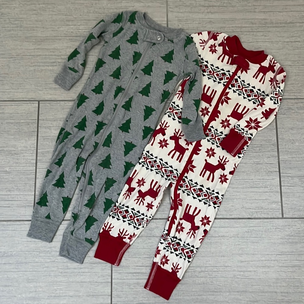 Hanna Andersson | Bundle of 2 Holiday Long John Pajamas